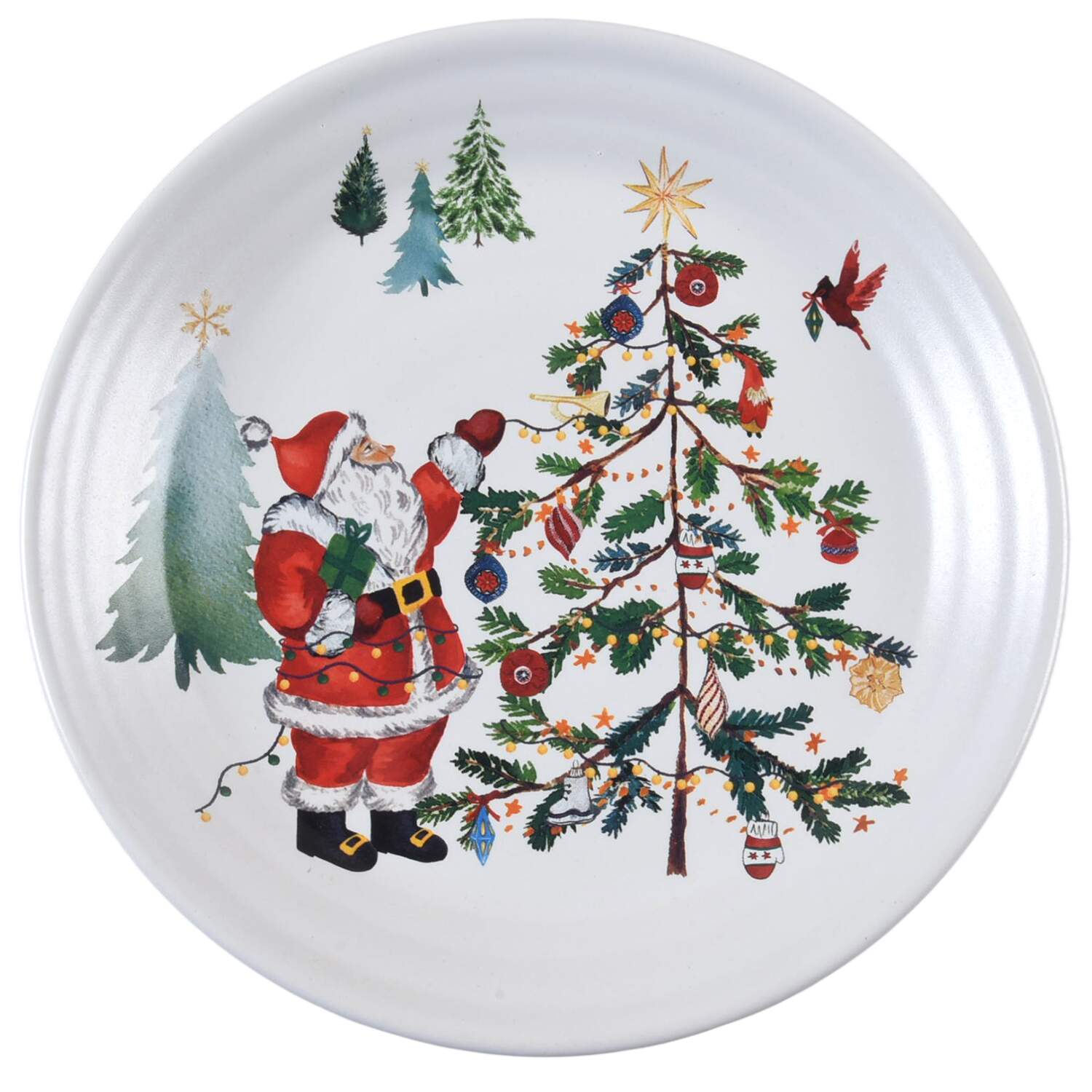 Christmas in the Country Salad Plate by Pottery Barn China-1