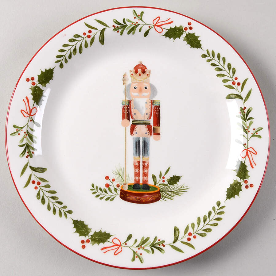 Nutcracker Salad Plate by Potter's Studio-1