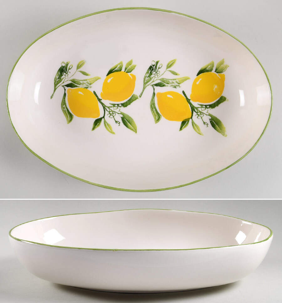 PPC28 13" Oval Serving Bowl by Papart Ceramics-1