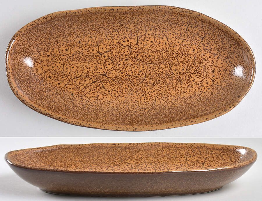 Dijon 12" Deep Oval Serving Platter by Porto Brasil-1