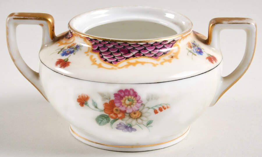 PHE66 Sugar Bowl No Lid by Phoenix (Czech)-1
