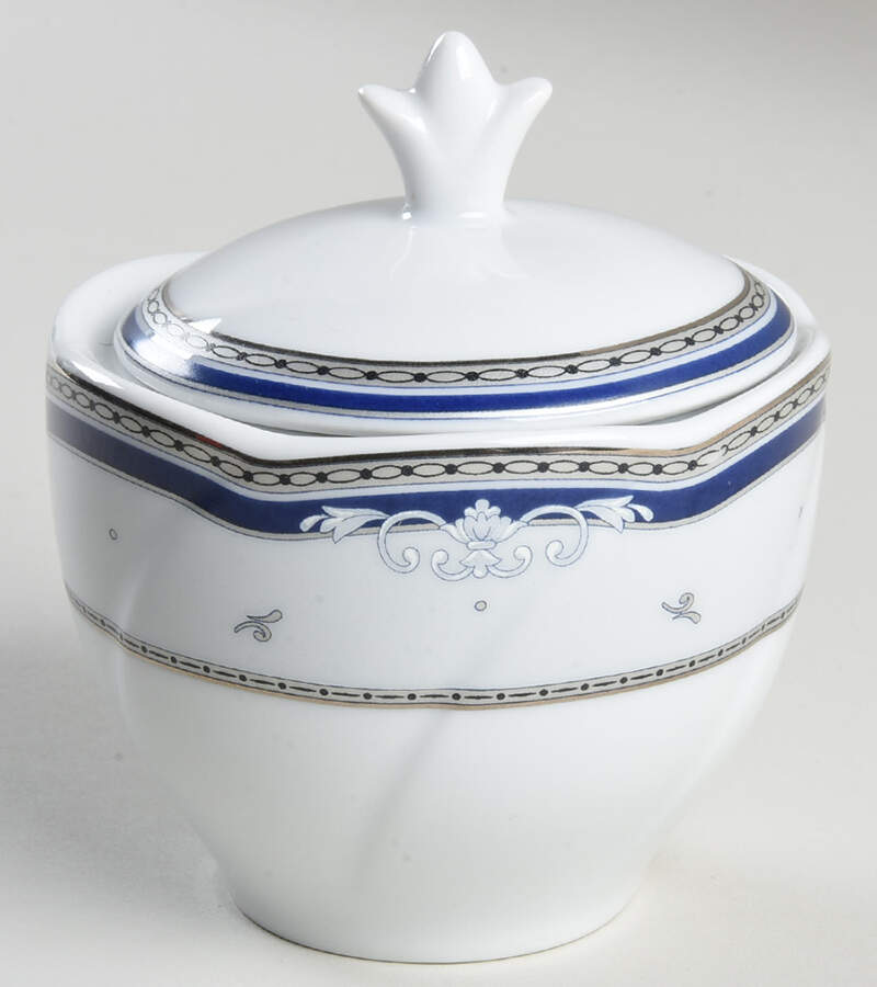 PDM3 Sugar Bowl & Lid by Pate de Limoges-1