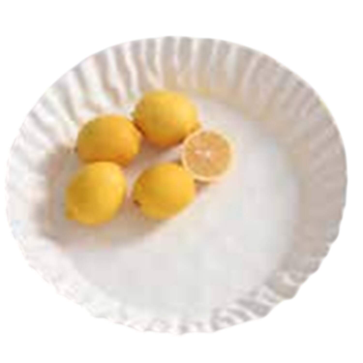 Mascali Bianca 15" Shallow Round Bowl by Pampa Bay-1