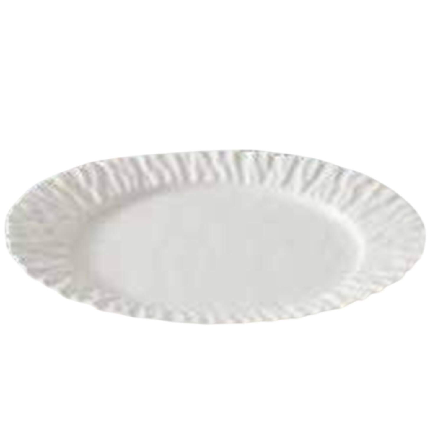 Mascali Bianca 19" Oval Serving Platter by Pampa Bay-1