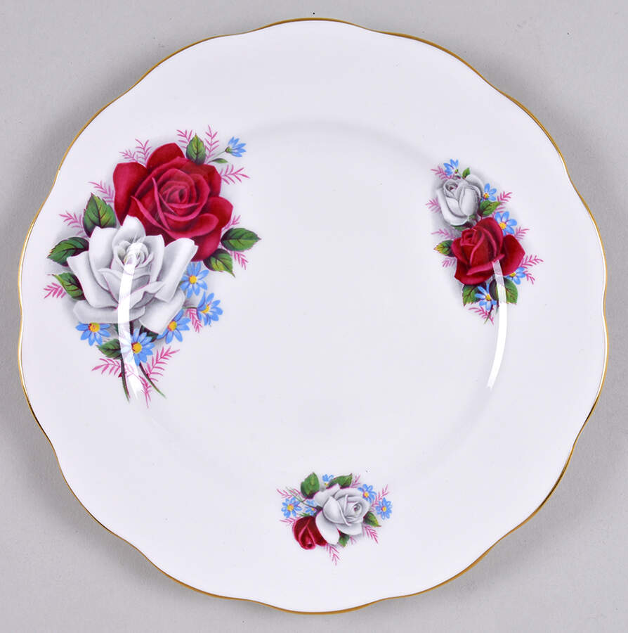 Duet Salad Plate by Queen Anne (England)-1