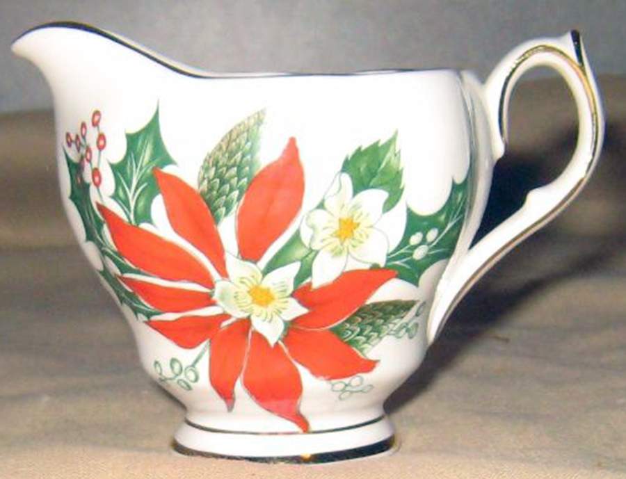Noel (Gold Trim) Creamer by Queen Anne (England)-1