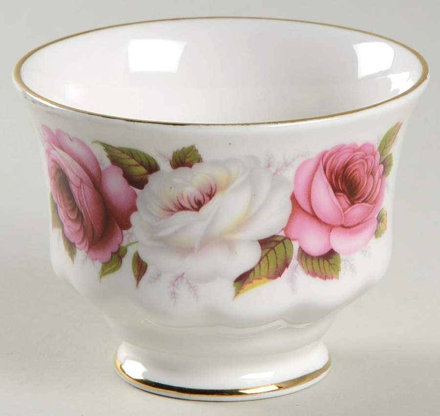 Princess Roses Mini Open Sugar Bowl by Queen Anne (England)-1