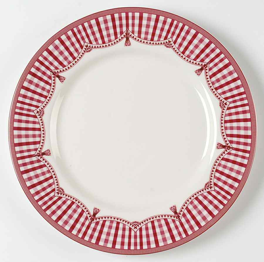 Rooster Red Dinner Plate by Queen's-1