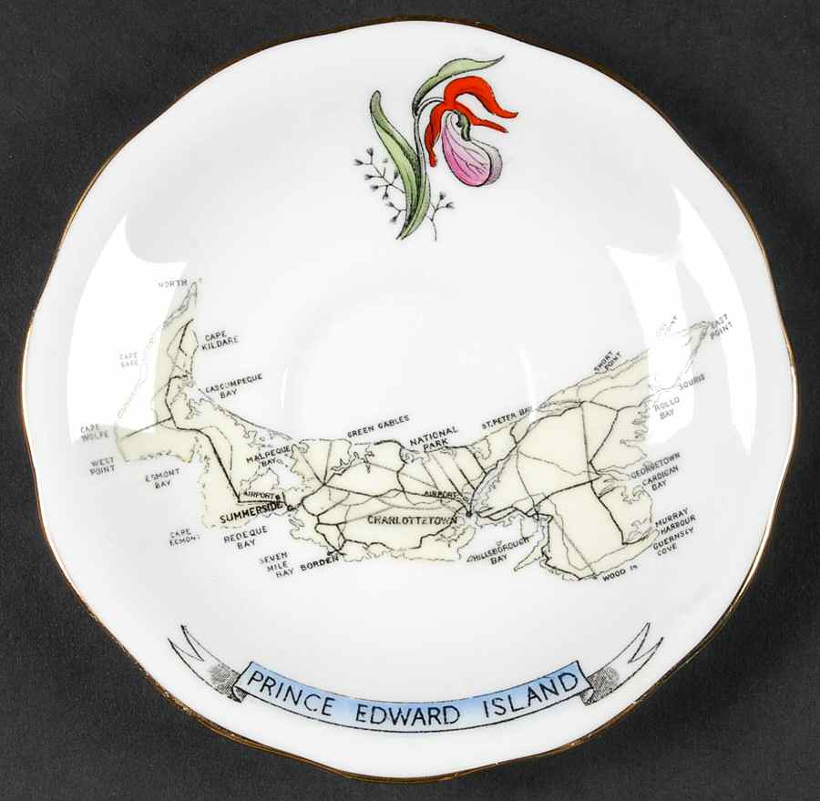 Prince Edward Island Saucer by Queen Anne (England)-1