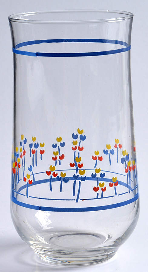 Tulips Glassware Tall Tumbler by Riva Designs-1