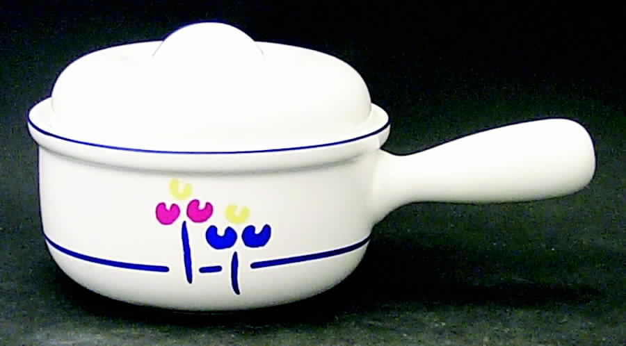 Tulips Individual Casserole & Lid by Riva Designs-1