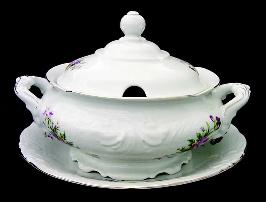 RKT6 Tureen & Lid w/Underplate by Royal Kent (Poland)-1