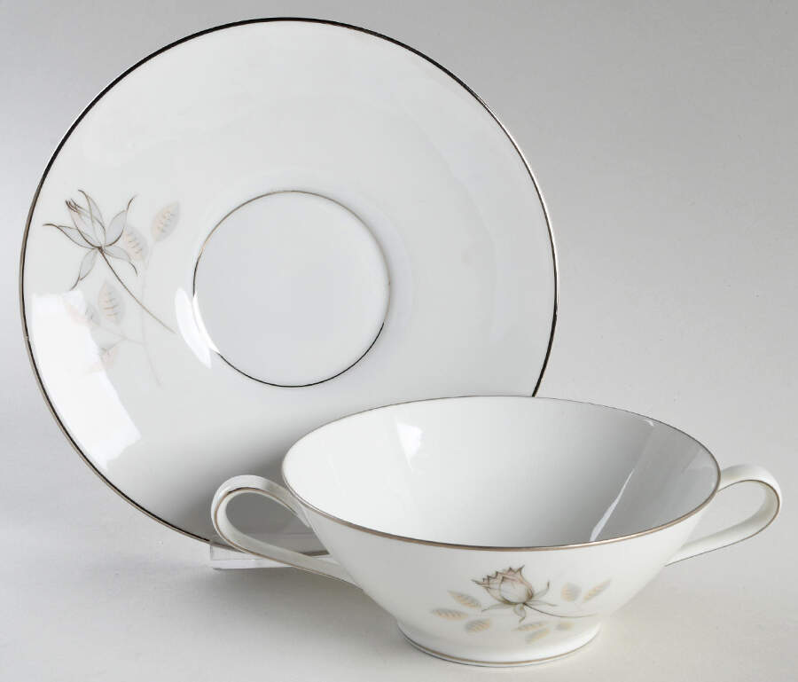 3436 Flat Cream Soup Bowl & Saucer Set by Rosenthal - Continental-1