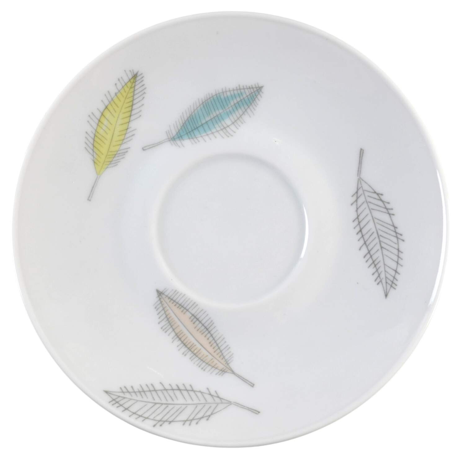 Bunte Blatter Saucer for Footed Demitasse Cup by Rosenthal - Continental-1