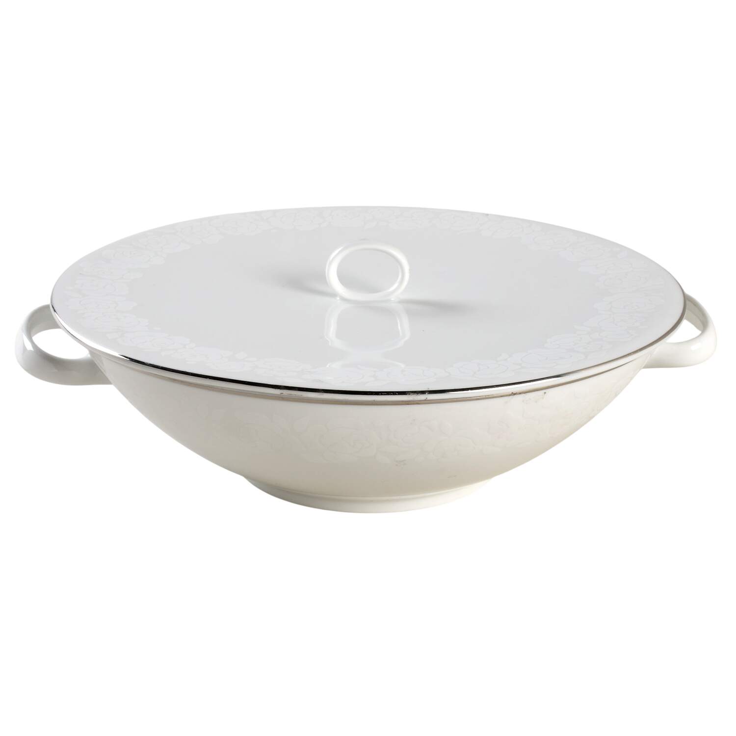Ermine Round Covered Vegetable-Uses Rv9 As Base by Rosenthal - Continental-1