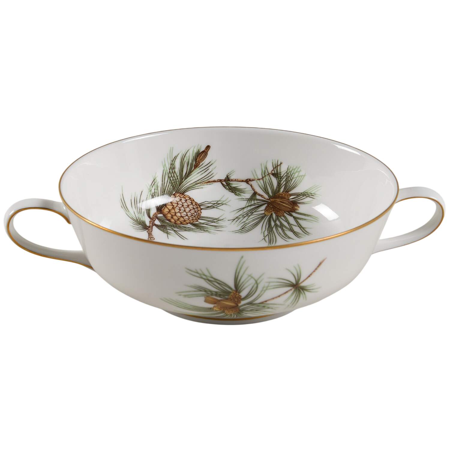 Pine Needles Flat Cream Soup Bowl by Rosenthal - Continental-1