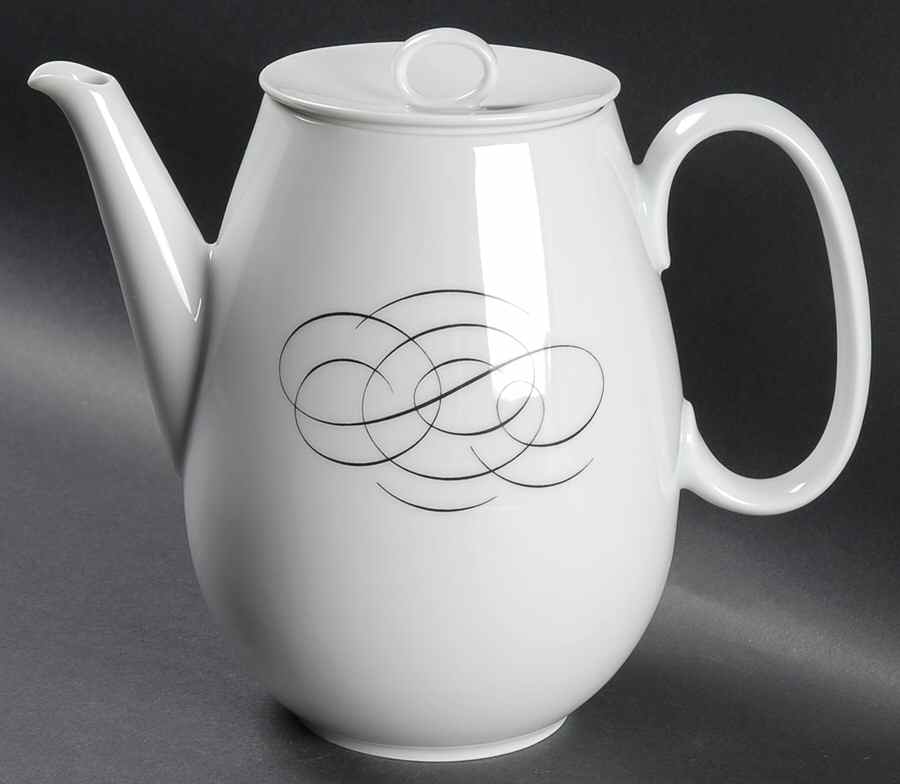 Script Coffee Pot & Lid by Rosenthal - Continental-1