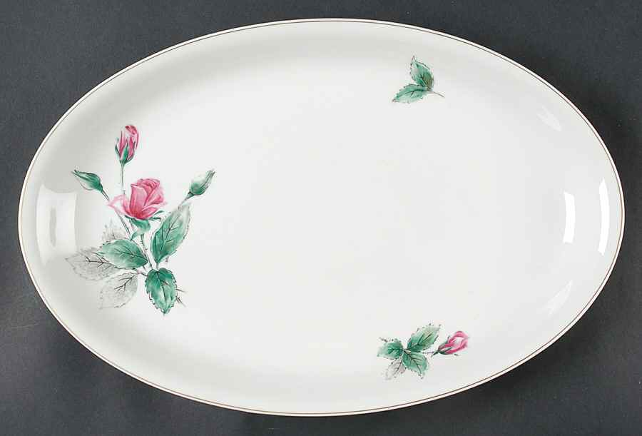Victoria Rose 15" Oval Serving Platter by Rosenthal - Continental-1