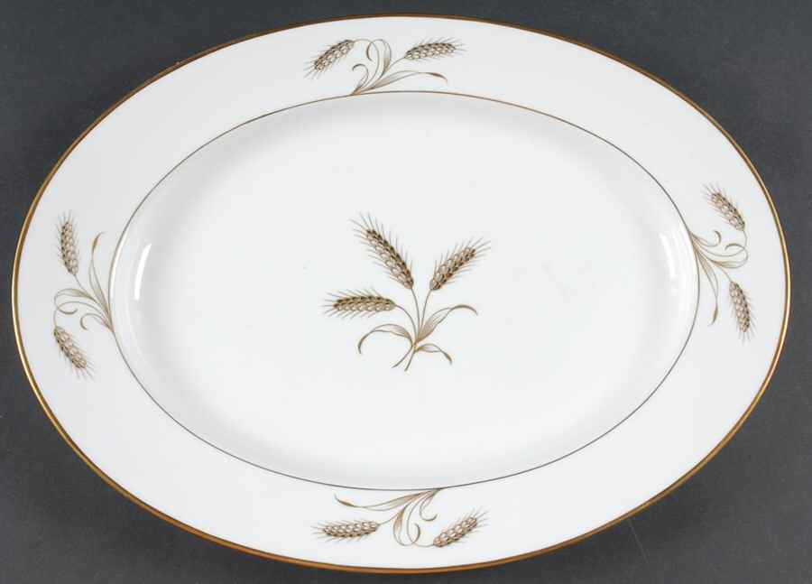 Wheatfield 14" Oval Serving Platter by Rosenthal - Continental-1