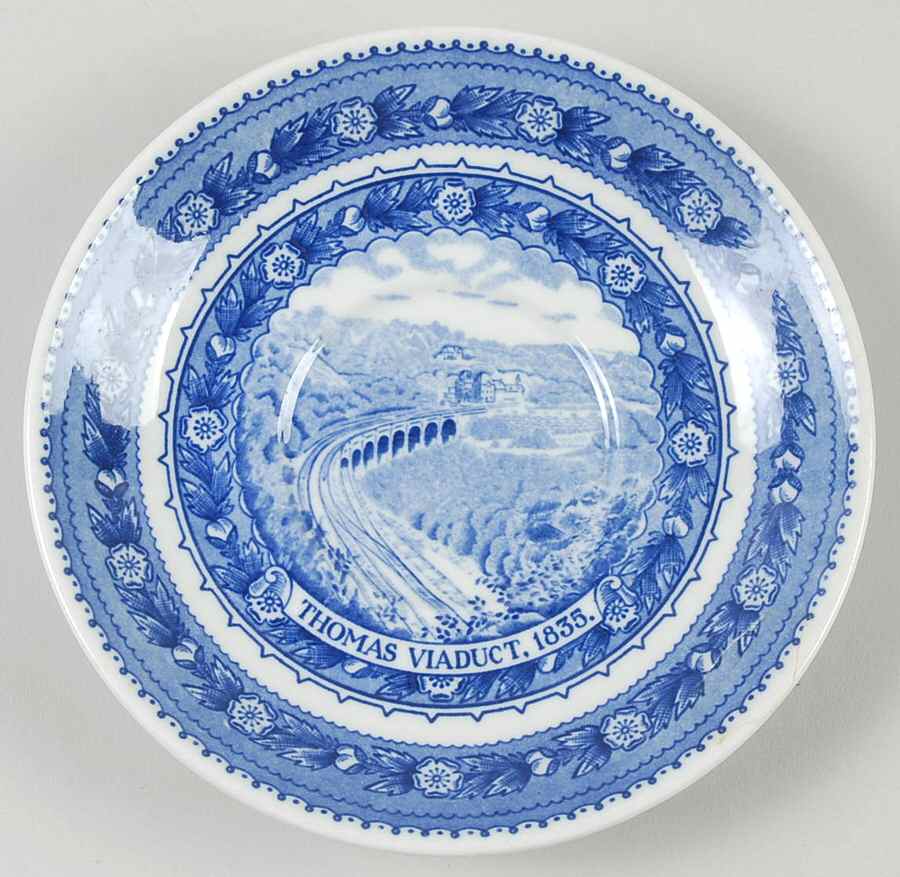 Centenary Colonial (Baltimore and Ohio) Saucer by Lamberton-1