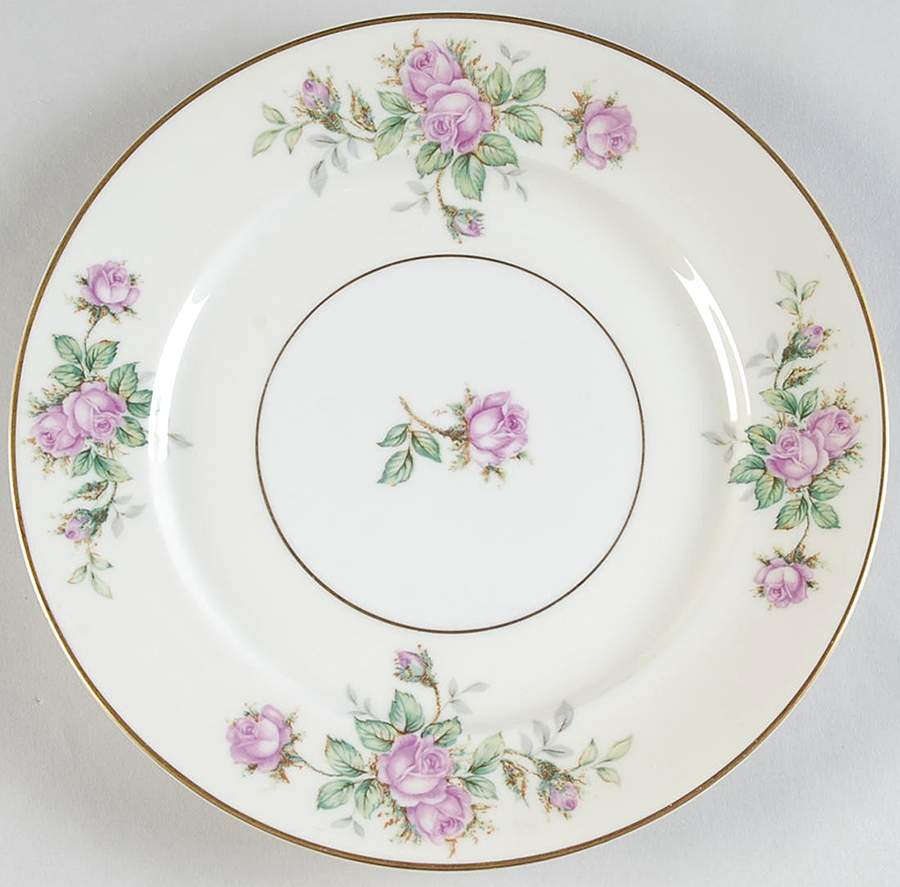 Classic Rose Salad Plate by Royal Cathay-1