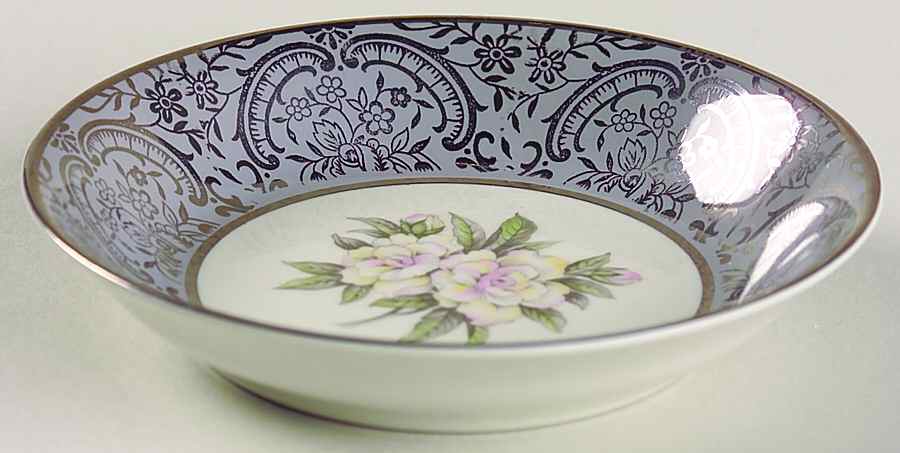 Silver Gardenia Fruit/Dessert (Sauce) Bowl by Royal Cathay-1