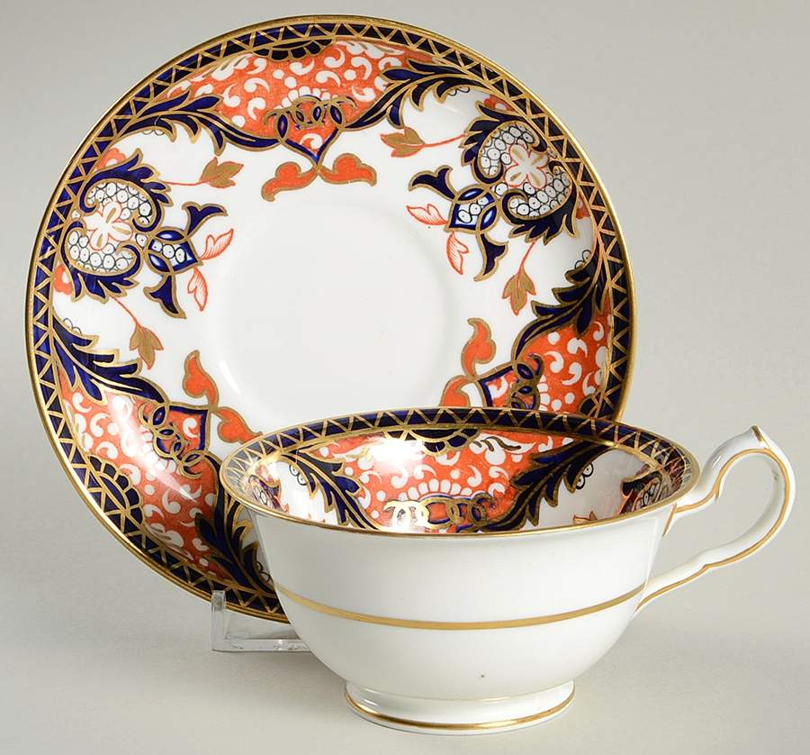4464 Footed Cup & Saucer Set by Royal Crown Derby-1