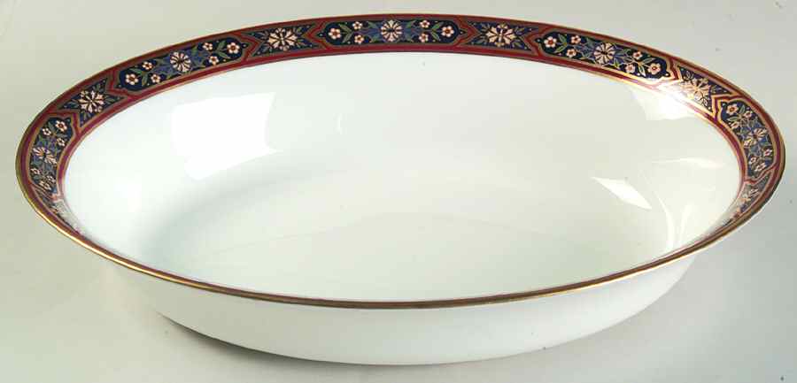 Dauphin 10" Oval Vegetable Bowl by Royal Crown Derby-1