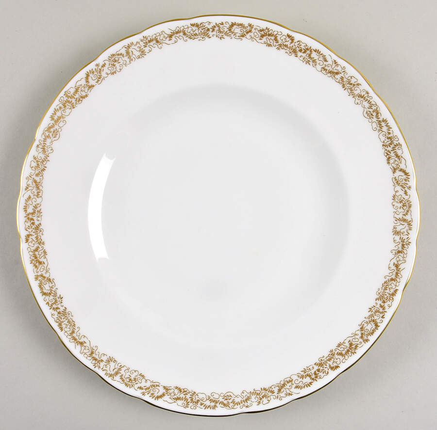 Gold Aves Dinner Plate by Royal Crown Derby-1
