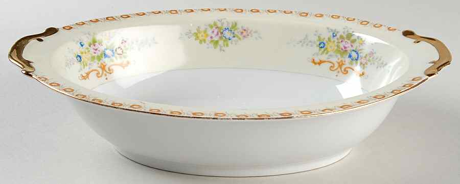 RCJ3 10" Oval Vegetable Bowl by Royal China Japan-1