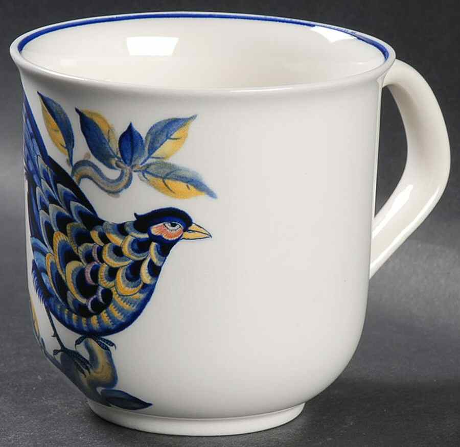 Blue Pheasant Mug by Royal Copenhagen-1