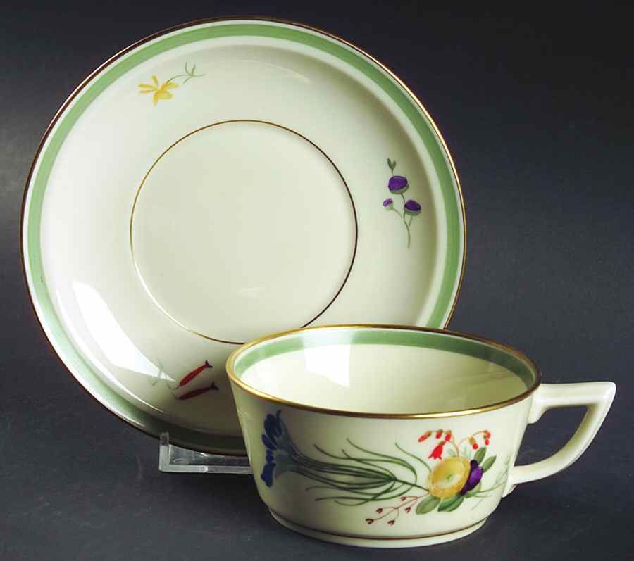 Fiesta Flat Cup & Saucer Set by Royal Copenhagen-1