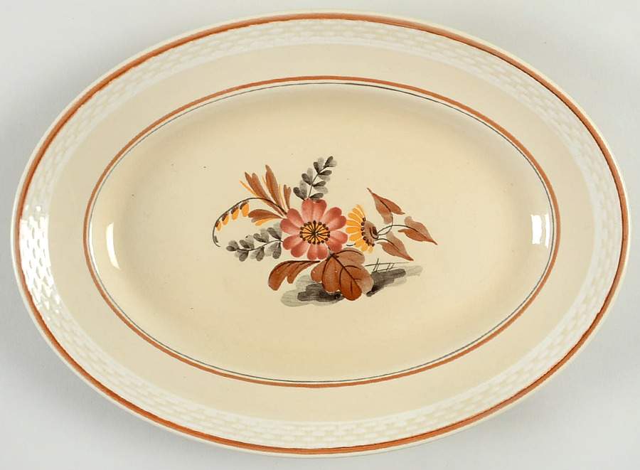 Knud 11" Oval Serving Platter by Royal Copenhagen-1