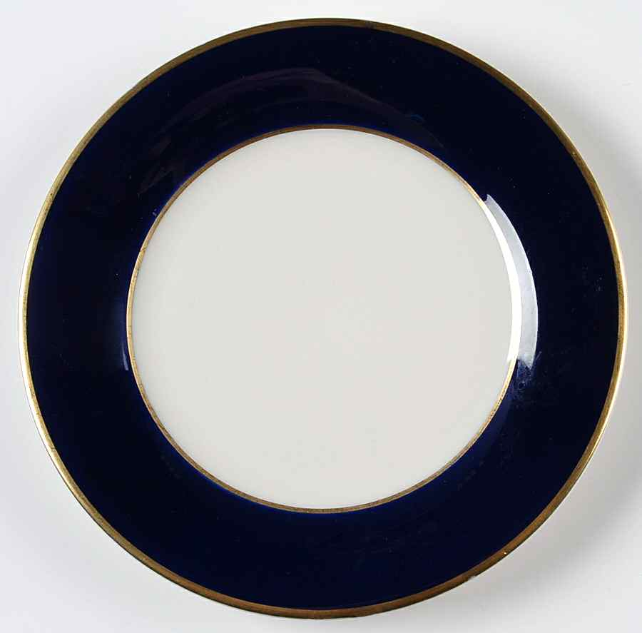 Cobalt Blue Bread & Butter Plate by Royal Castle-1