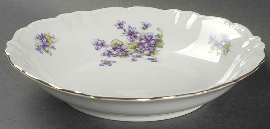 Violet of The Alps Coupe Soup Bowl by Royal Castle-1