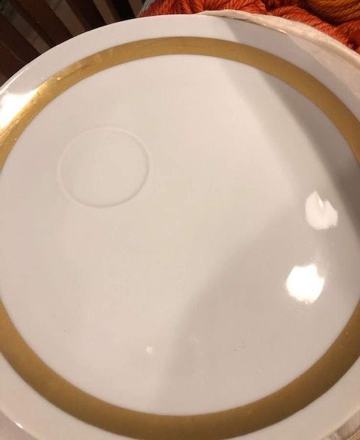 Contemporary Gold Snack Plate by Royal Crown (Japan)-1