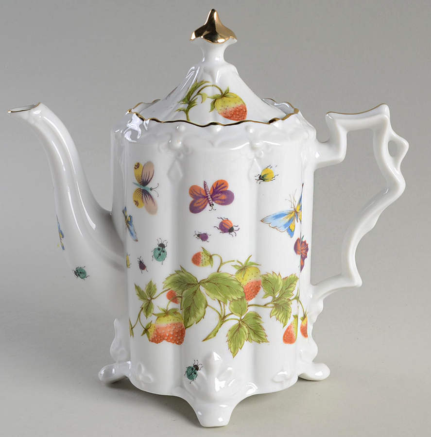 Spring Time Coffee Pot & Lid by Royal Crown (Japan)-1