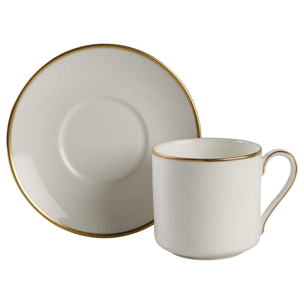 Alice (Albion Shape) Flat Demitasse Cup & Saucer Set by Royal Doulton-1