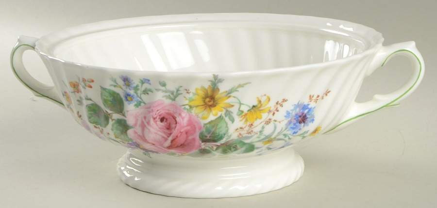 Arcadia (Older, Green Backstamp) Round Vegetable No Lid by Royal Doulton-1
