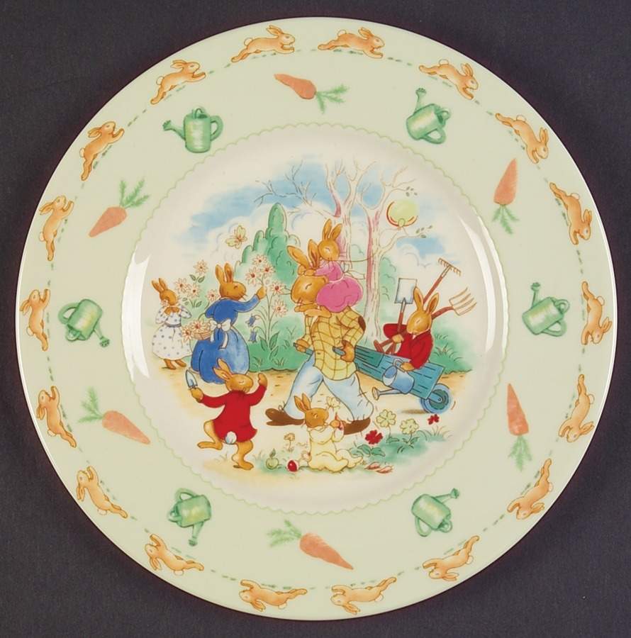 Bunnykins (Albion Shape) Wall Plate by Royal Doulton-1