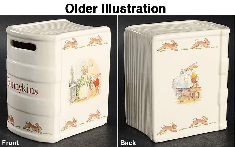 Bunnykins (Albion Shape) Book Bank by Royal Doulton-1