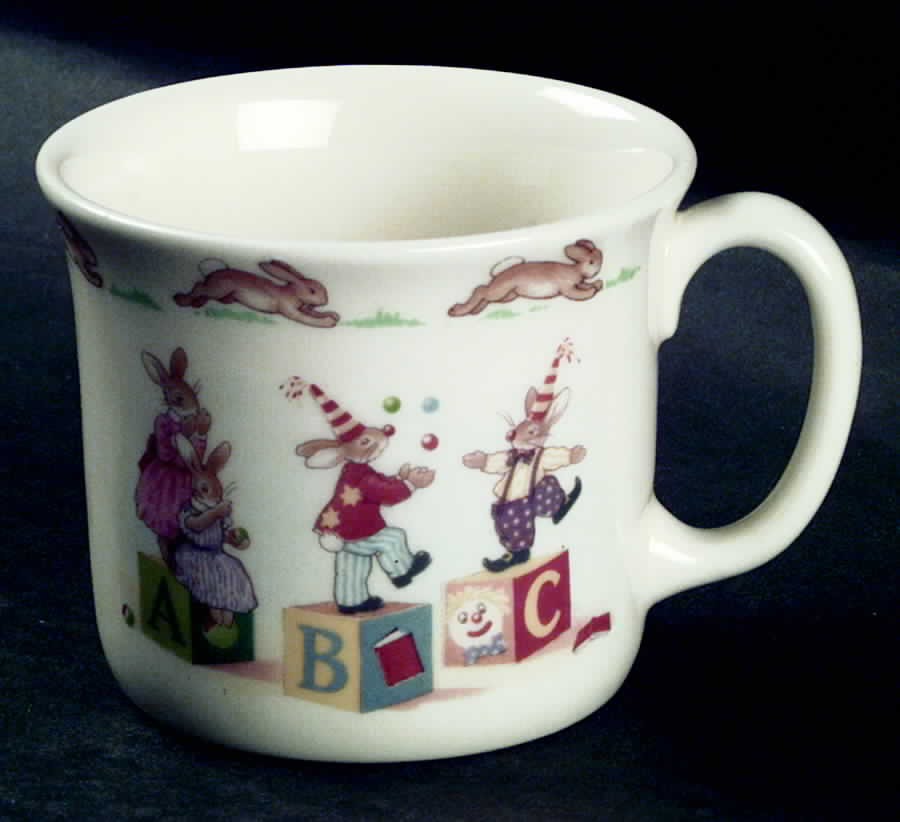Bunnykins (Albion Shape) 1 Handle Hug a Mug Mug by Royal Doulton-1