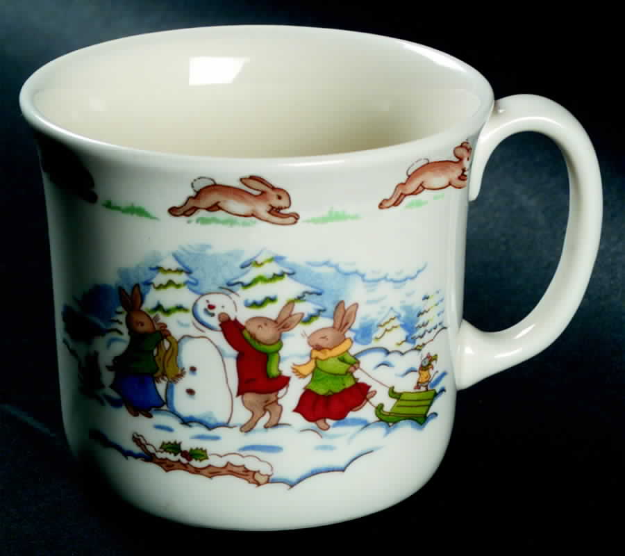 Bunnykins (Albion Shape) 1 Handle Hug a Mug Mug by Royal Doulton-1
