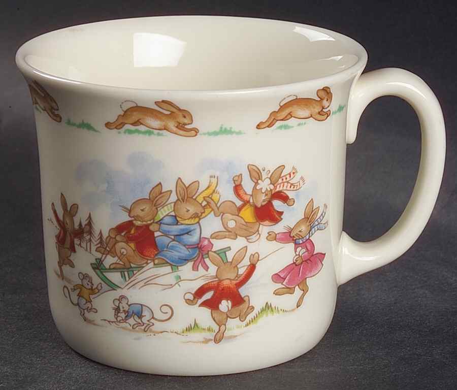 Bunnykins (Albion Shape) 1 Handle Hug a Mug Mug by Royal Doulton-1