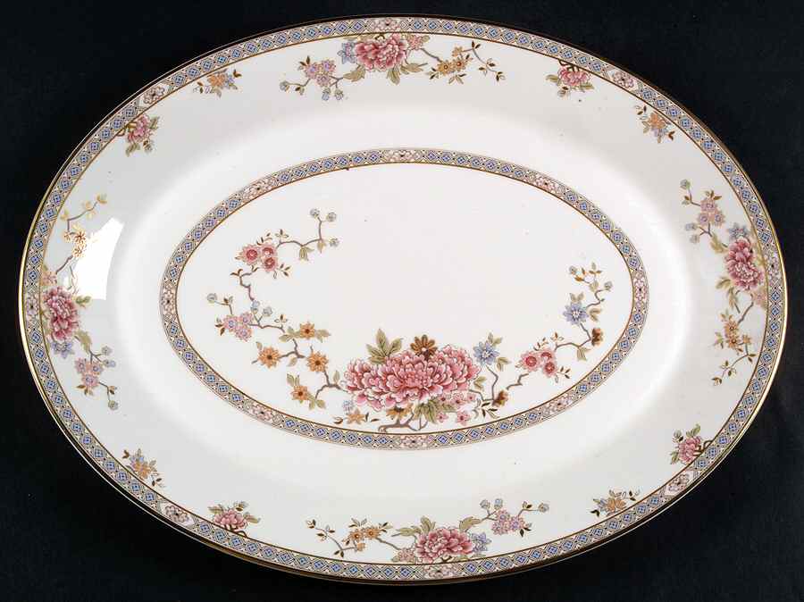 Canton 16" Oval Serving Platter by Royal Doulton-1