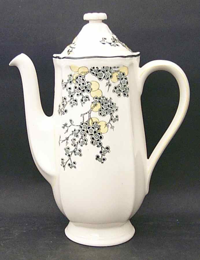 Carnival Coffee Pot & Lid by Royal Doulton-1
