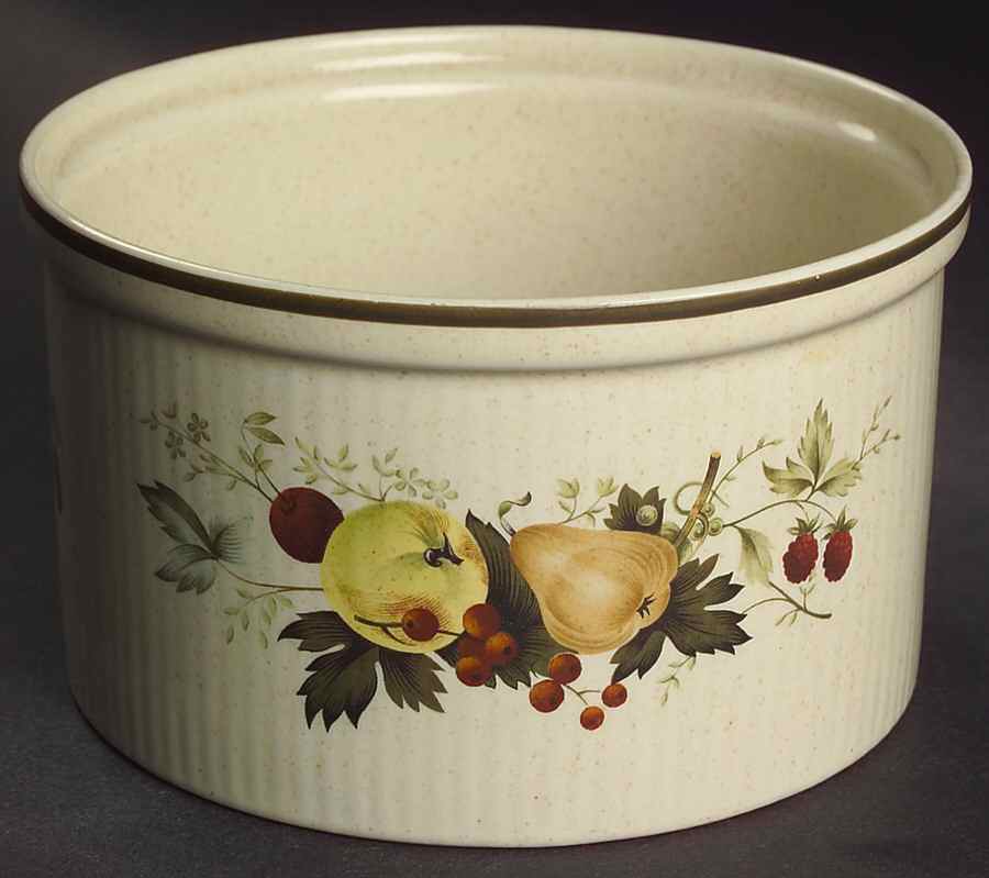 Cornwall (Rim, Double Green Trim) 5" Souffle by Royal Doulton-1
