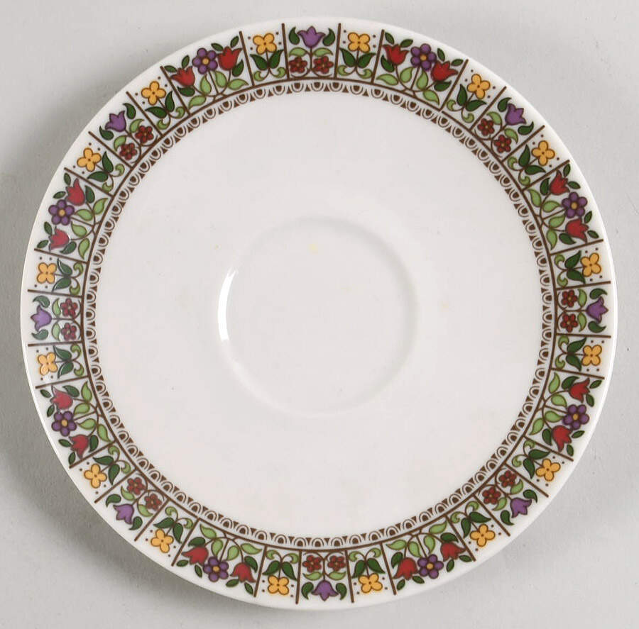 Fireglow Saucer by Royal Doulton-1