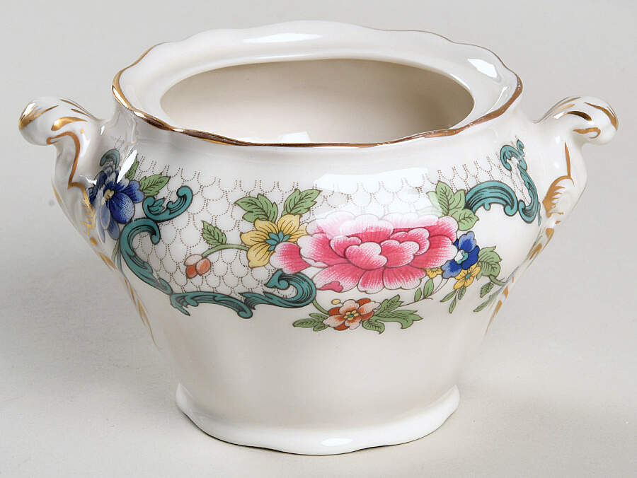 Floradora Gold Sugar Bowl No Lid by Royal Doulton-1