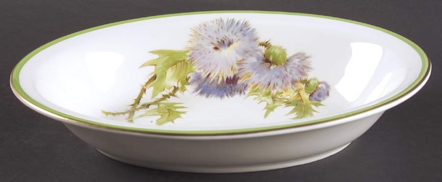 Glamis Thistle 10" Oval Vegetable Bowl by Royal Doulton-1